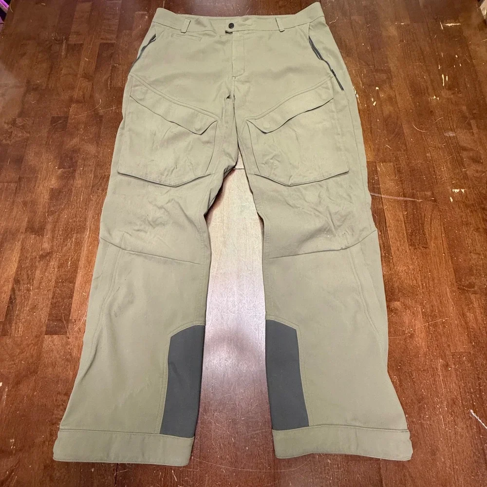 Vollebak 100 Year Trousers Men XXL Olive Tactical Cargo Pants Military Grade FR
